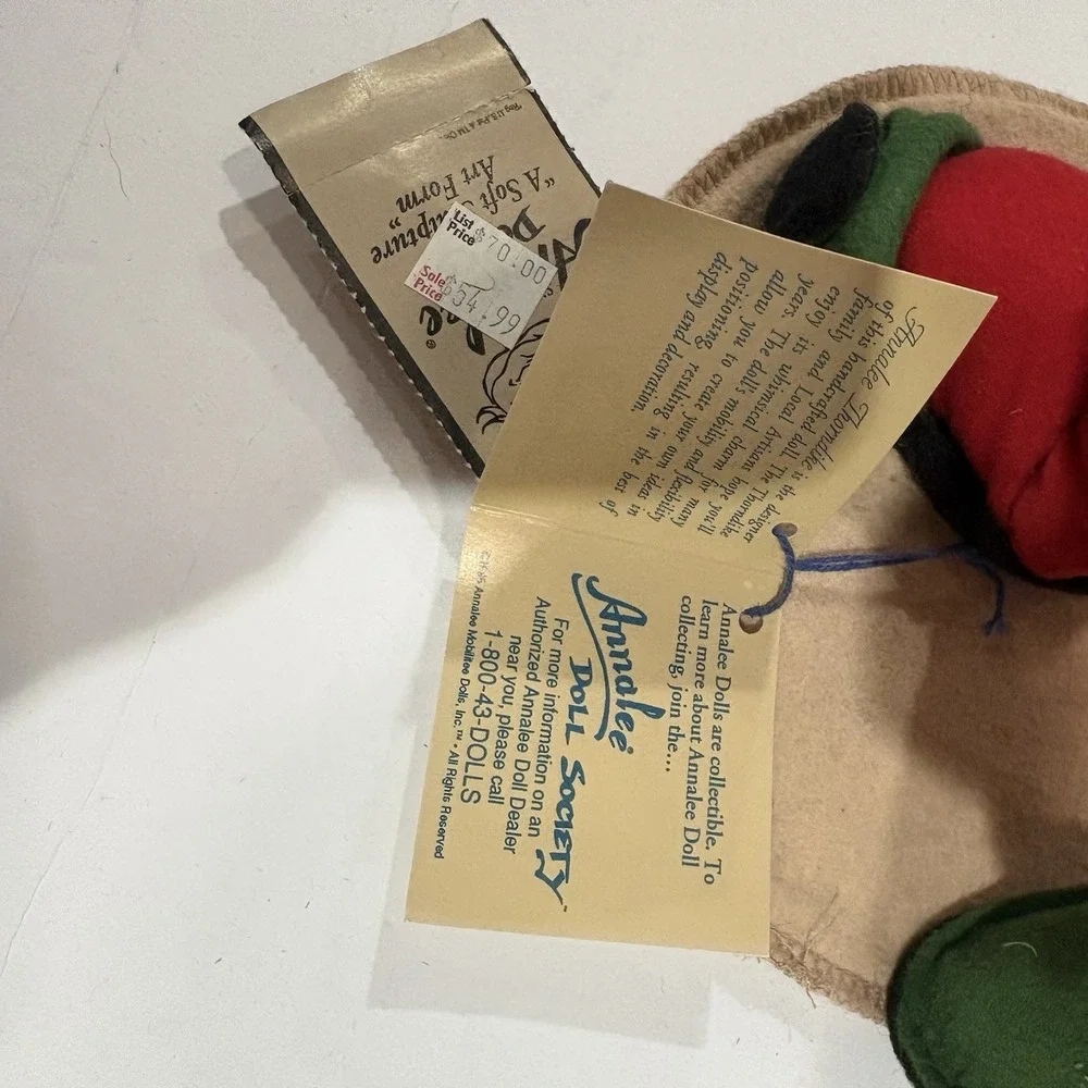 Annalee Vintage 1996 Workshop Santa Collectible Doll, 12